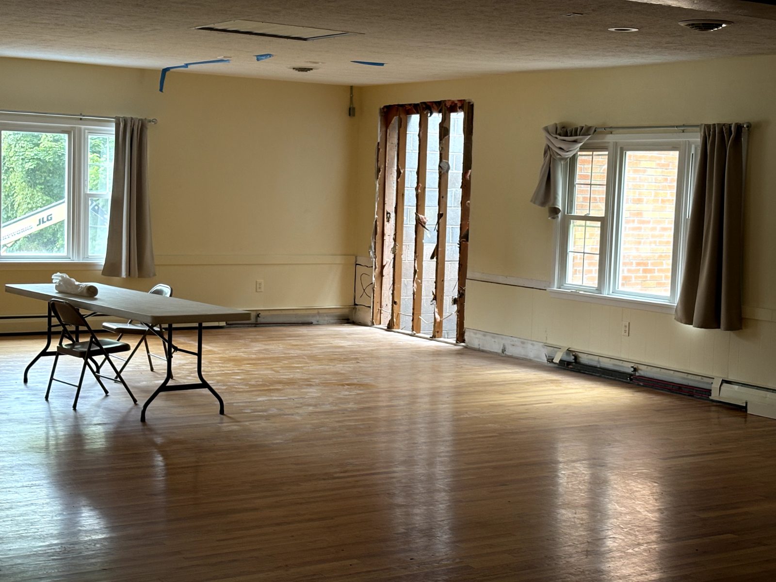 Photo from the Burton Post 459 accessibility project.