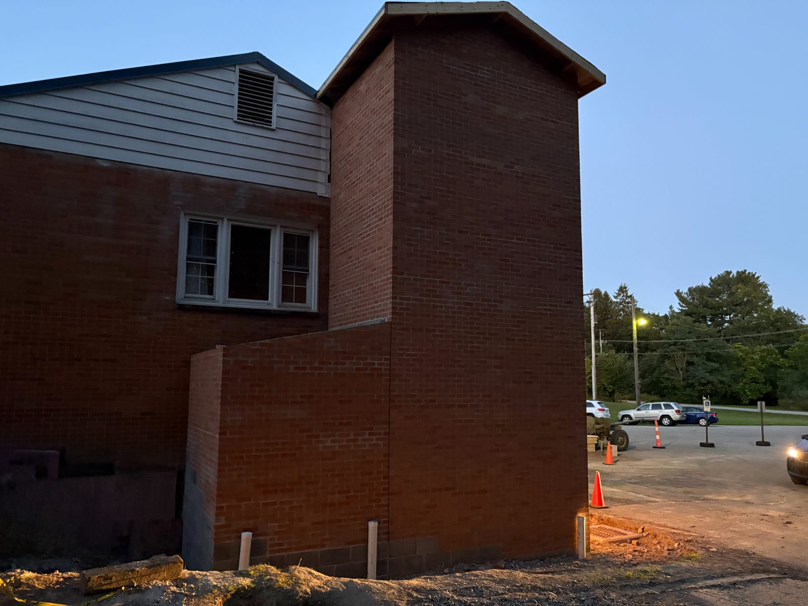 Photo from the Burton Post 459 accessibility project.